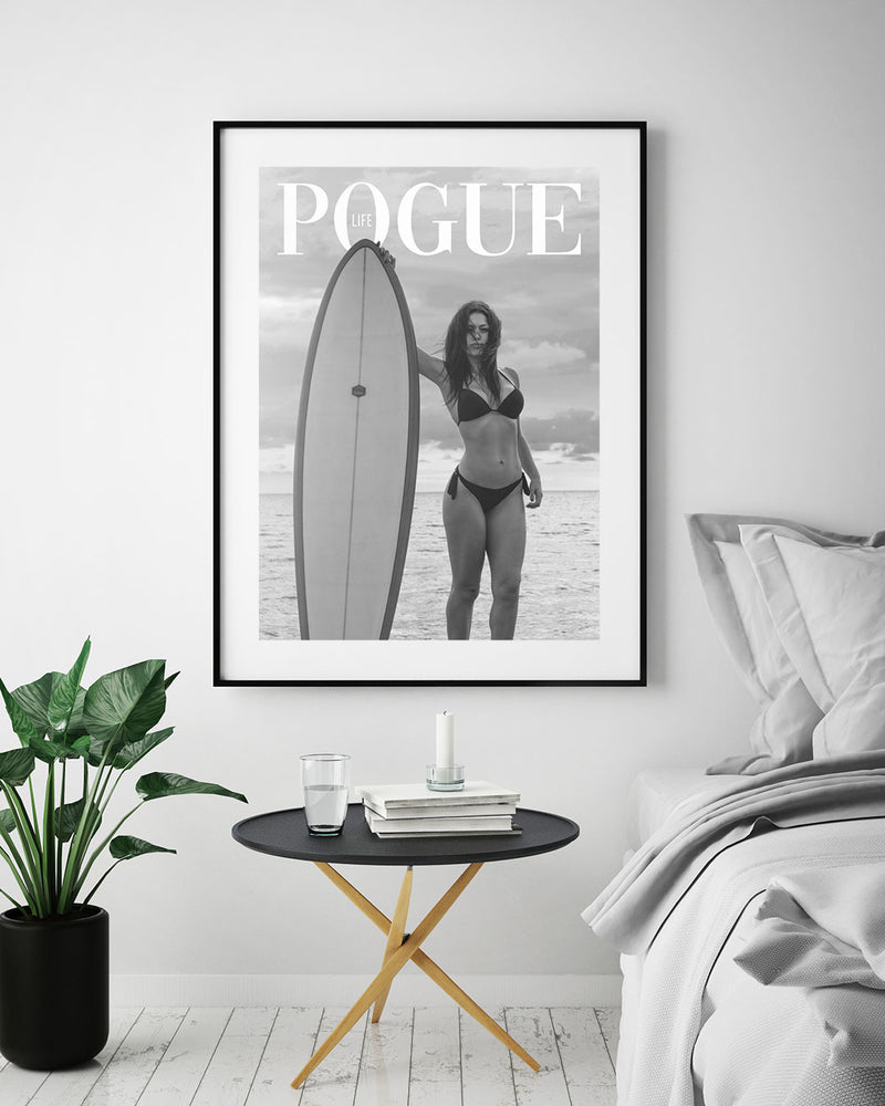 Pogue Life Fashion Poster, Outerbanks Wall Art, Pogue for Life OBX Decor  Print