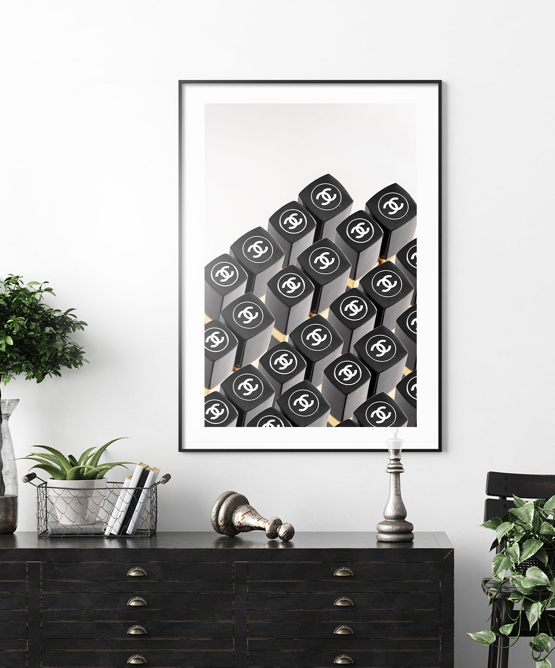 Chanel Monogram Poster  Fashion Wall Art – Postermod